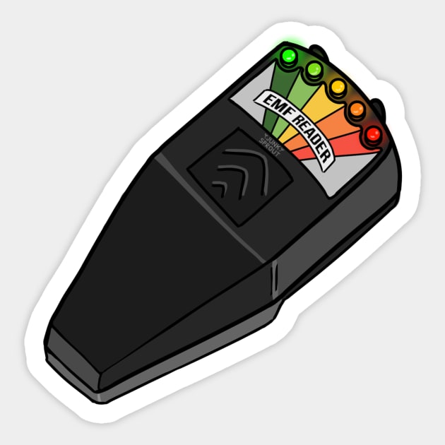 Electro Magnetic Field Detector - EMF Reader Sticker by JunkSprout